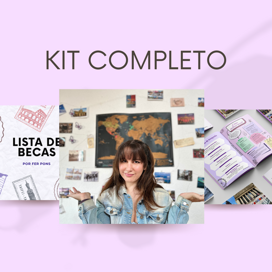 Kit completo - Mentoria + guía + lista de becas